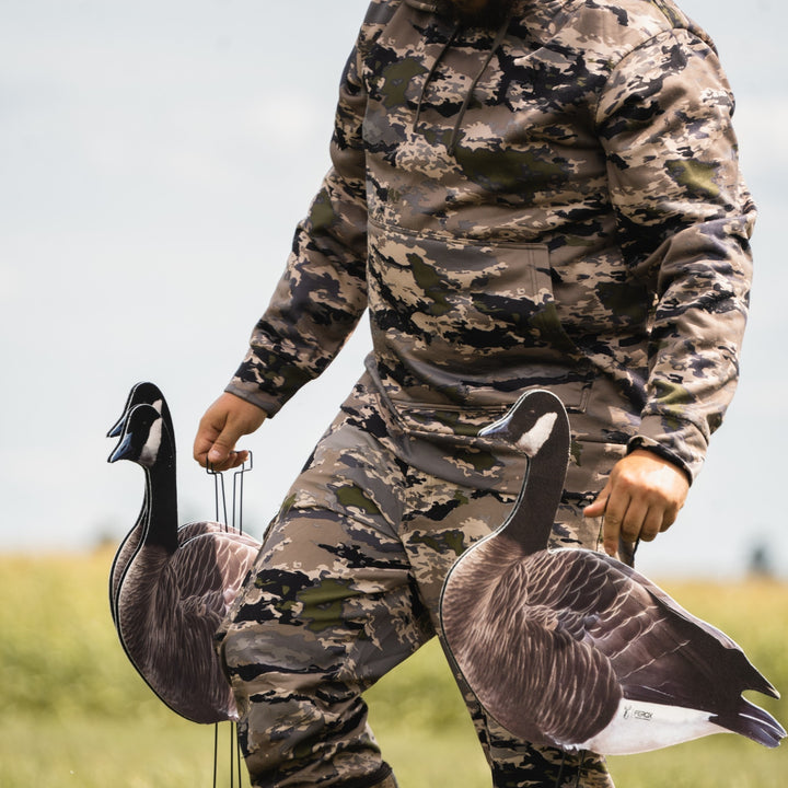 Fully Flocked Canada Goose Silhouette Decoys - FEROX Outdoors Co.