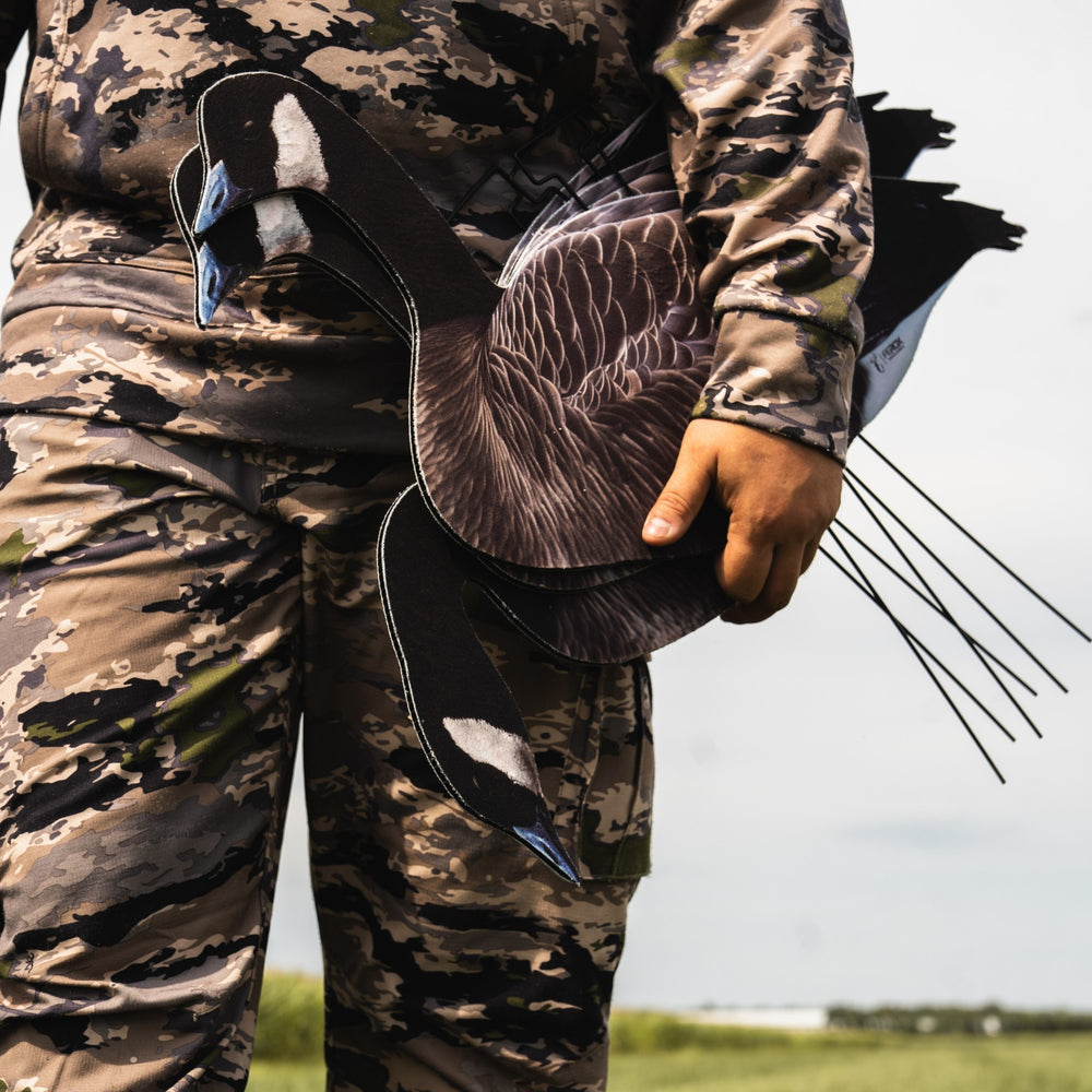 Fully Flocked Canada Goose Silhouette Decoys - FEROX Outdoors Co.