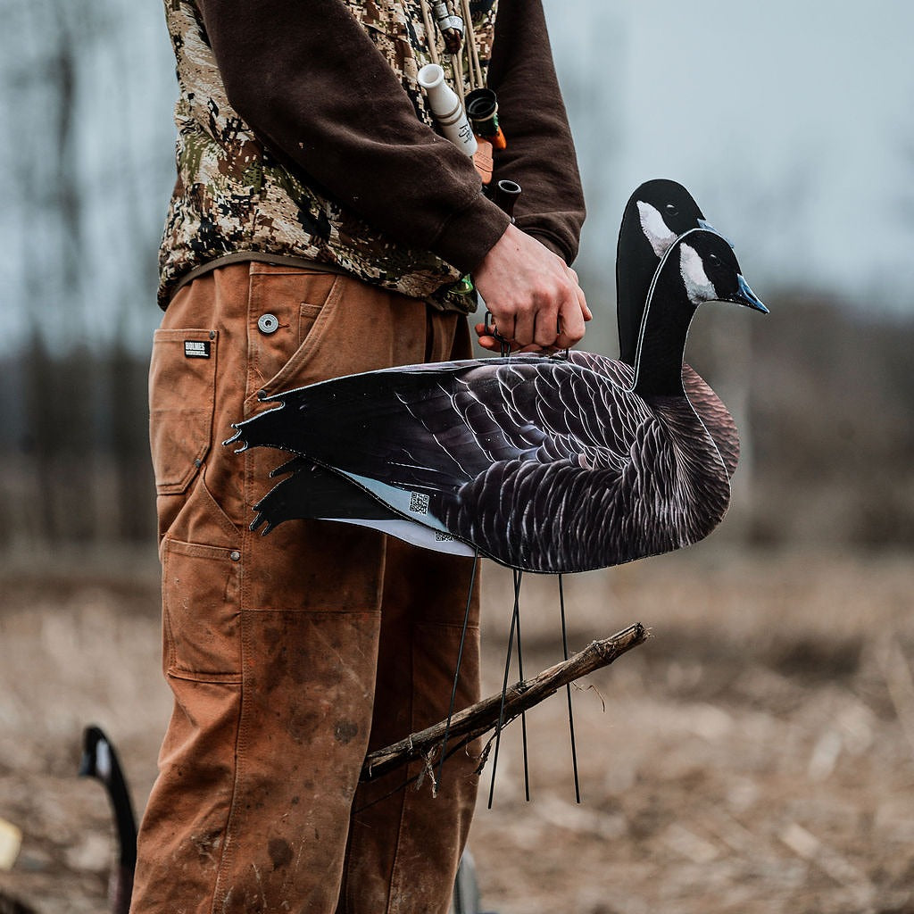 FEROX Série Flyway – 60 Silhouettes de Bernaches du Canada Floquées avec Sac Classique Kaki