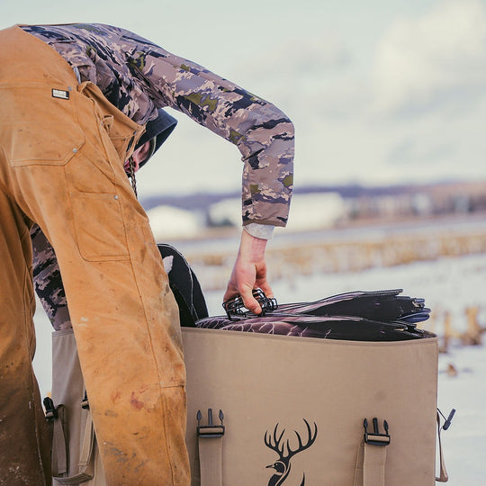Classic Khaki Silhouette Decoy Bag
