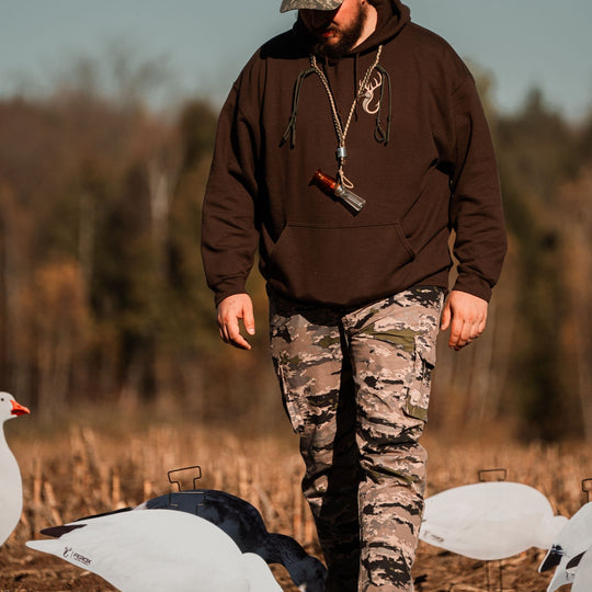 Fully Flocked Snow Goose Silhouette Decoys